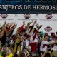 Los jugadores de los Naranjeros de Hermosillo de México celebran su victoria ante los Indios de Mayagüez de Puerto Rico durante la final de la Serie del Caribe 2014 Los jugadores de los Naranjeros de Hermosillo de México celebran su victoria ante los Indios de Mayagüez de Puerto Rico durante la final de la Serie del Caribe 2014