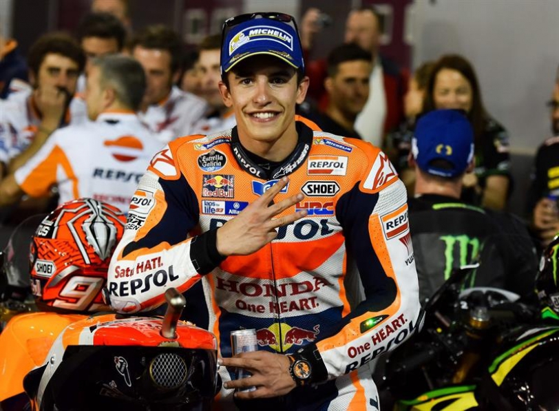 Marc Marquez of the Repsol Honda Team
