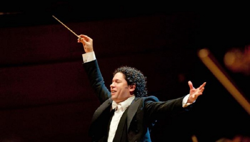 Gustavo Dudamel, director de la orquesta Filarmónica de Los Ángeles