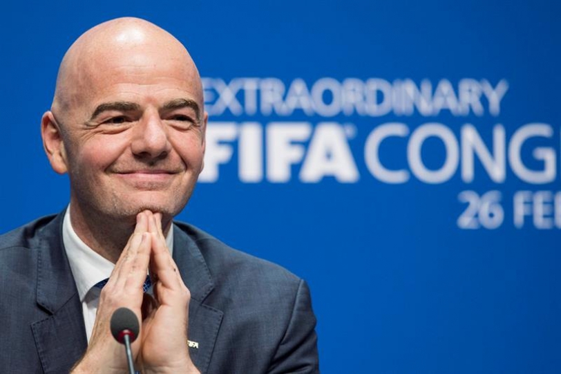 El nuevo presidente de la FIFA, Gianni Infantino