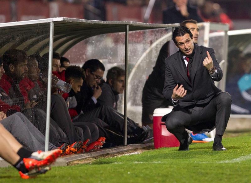 El entrenador del Sevilla Unai Emery