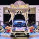 Finland's Jari-Matti Latvala (R) and his co-pilot Miikka Anttila (L) pose with their Volkswagen race car on the podium of the Rally Sweden 2014 Finland's Jari-Matti Latvala (R) and his co-pilot Miikka Anttila (L) pose with their Volkswagen race car on the podium of the Rally Sweden 2014, in Hagfors, Sweden, 08 February 2014. Media reports state that Jari-Matti Latvala for the third time in his career won the Rally Sweden. Latvala won ahead of Norwegian driver Andreas Mikkelsen on VW and Norwegian Mads Oestberg in a Citroen. EFE