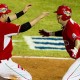 Yunesqui Sánchez (i) de los Naranjeros de Hermosillo de México celebra la carrera que le da la victoria ante Tigres del Licey de República Dominicana Yunesqui Sánchez (i) de los Naranjeros de Hermosillo de México celebra la carrera que le da la victoria ante Tigres del Licey de República Dominicana el, jueves 6 de febrero de 2014, durante un partido del sexto día de la Serie del Caribe 2014, en el estadio Nueva Esparta, en Margarita (Venezuela). EFE/Miguel Gutiérrez