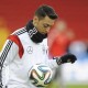 El centrocampista de la selección alemana de fútbol Mesut Özil participa en un entrenamiento del equipo El centrocampista de la selección alemana de fútbol Mesut Özil participa en un entrenamiento del equipo