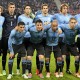 Los jugadores de Uruguay Los jugadores de Uruguay, de izquierda a derecha-frente, Maxi Pereira, Cristián Rodríguez, Egidio Arevalo Ríos, Diego Pérez y Luis Suárez, y de izquierda a derecha-atrás, Diego Forlán, el arquero Fernando Muslera, Jorge Fucile, Cristhian Stuani, Diego Lugano y Diego Godin posan para una fotografía hoy, miércoles 5 de marzo de 2014, durante un partido amistoso ante Austria previo al Mundial de Brasil 2014 en el Woerthersee-Arena de Klagenfurt (Austria). EFE/Herbert Neubauer